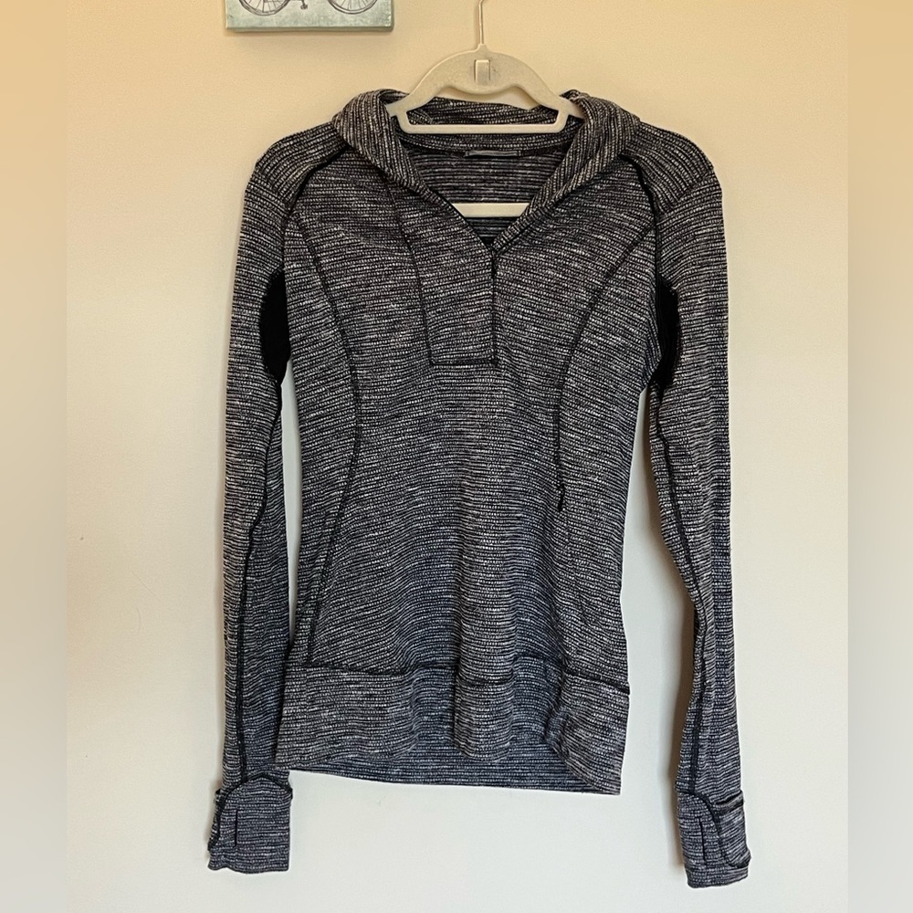 Lululemon Think Fast Pullover Gray Size 8